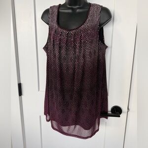REITMANS LADIES SZ XL FULLY LINED FLOWY SLEEVELESS TANK TOP 
LIKE NEW N/S home
